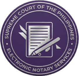 Supreme Court Electronic Notary Services seal